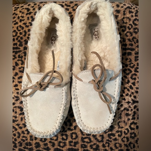 ugg fur moccasins